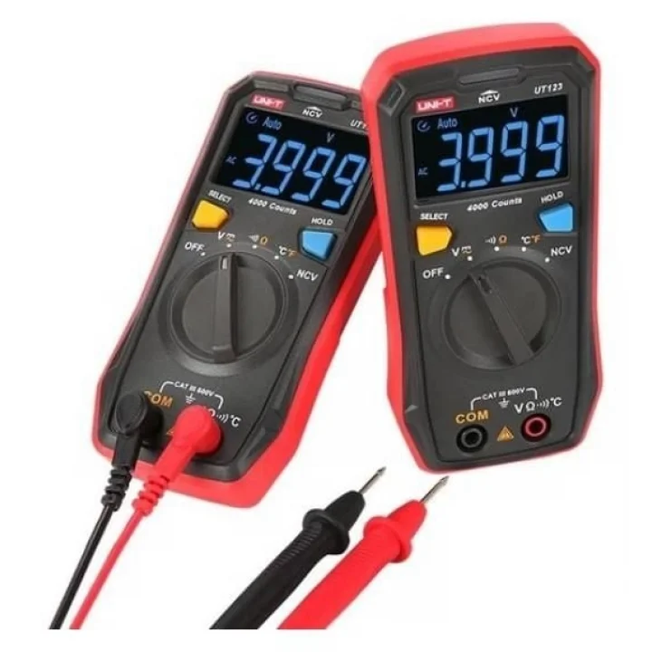 Mey İthalat® Uni-t UT123 Cep Tipi Dijital Led Ekranlı Multimetre