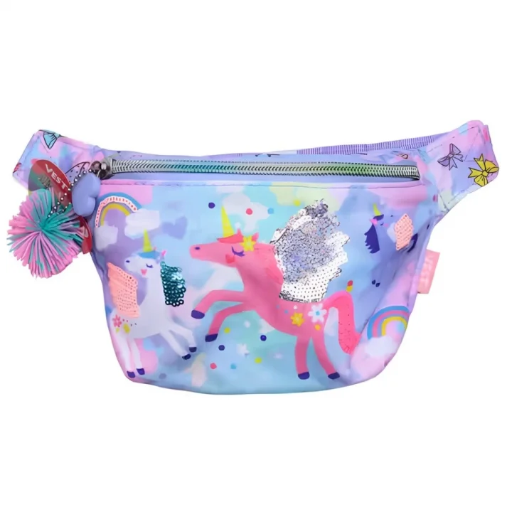 Mey İthalat®  Unicorn Mor Bel Çantası