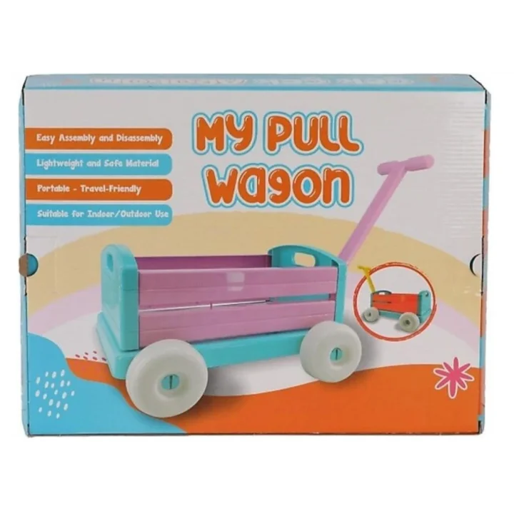 Mey İthalat® URT046-002 ÇEK ÇEK ARABAM - PEMBE