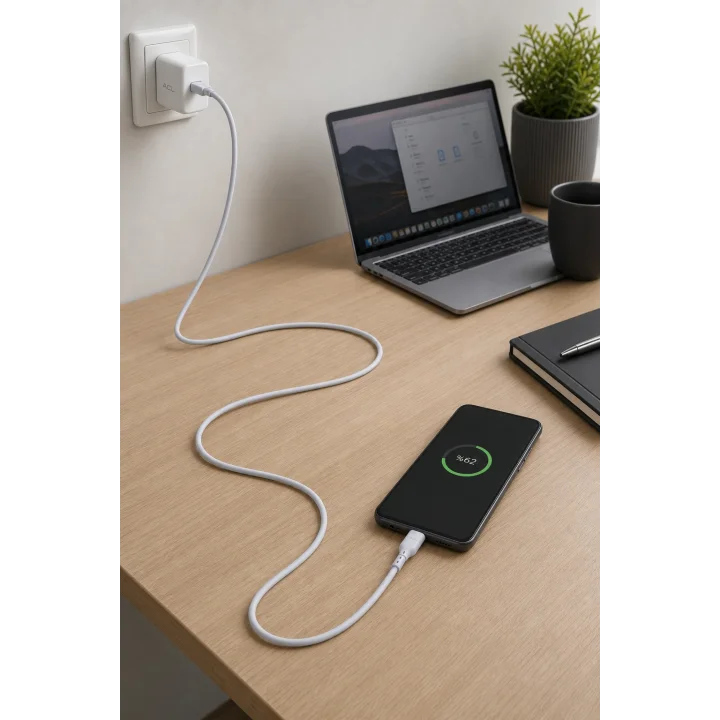 Mey İthalat® USB HIZLI ŞARJ ALETİ 2M