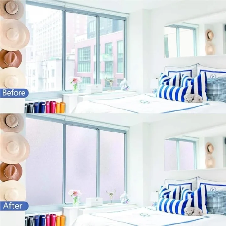 Mey İthalat® UV Engelleyici Buzlu Cam Filmi 2 Metre x 60 Cm.
