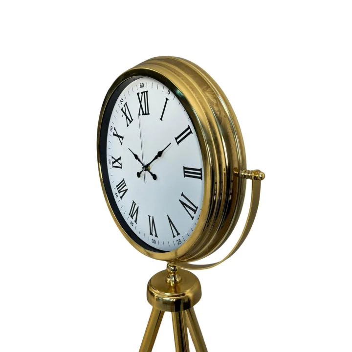 Mey İthalat® Victoria Gold Tripod Ayaklı Saat