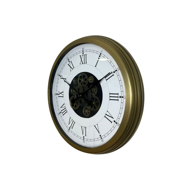 Mey İthalat® Vintage Roma Rakamlı 60 Cm Çarklı Duvar Saati