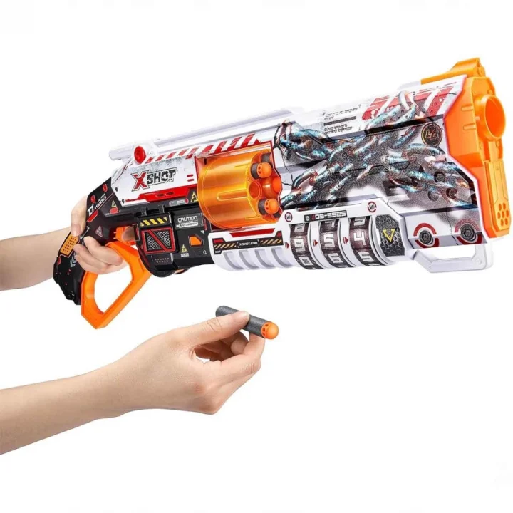 Mey İthalat®  X-Shot Skins Lock Blaster 16 Dartlı