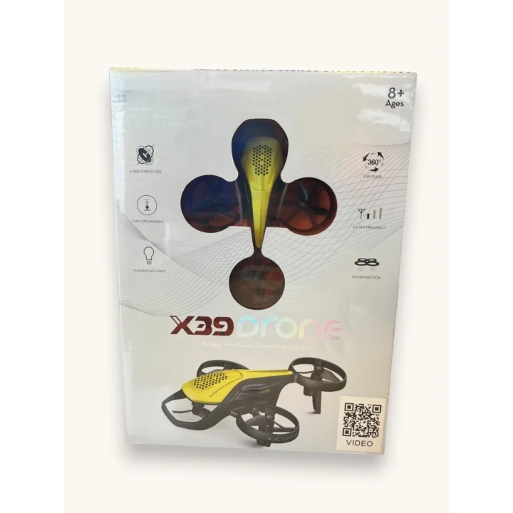 Mey İthalat® X39 UZAKTAN KUMANDALI 4 PERVANELİ DRONE