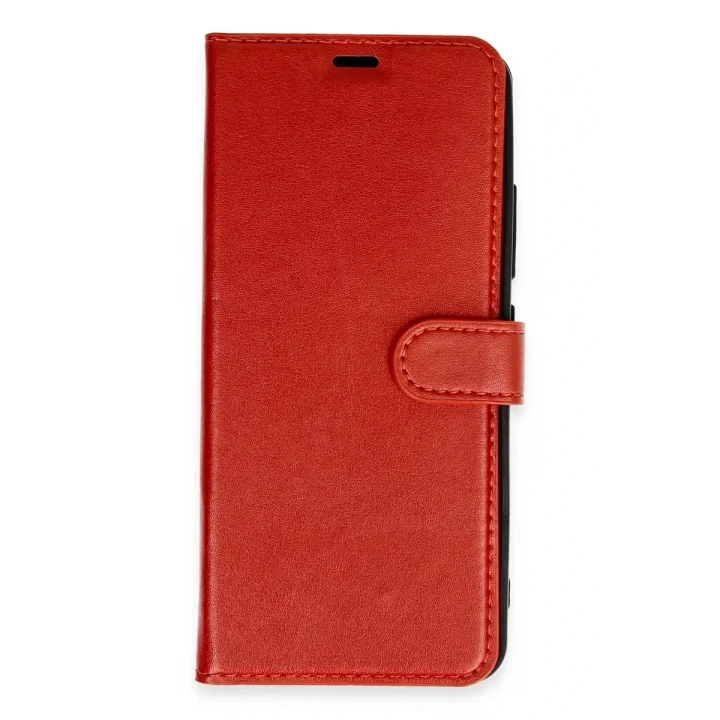 Mey İthalat®    Mi 8 Trend S Plus Kapaklı Kılıf - Kırmızı