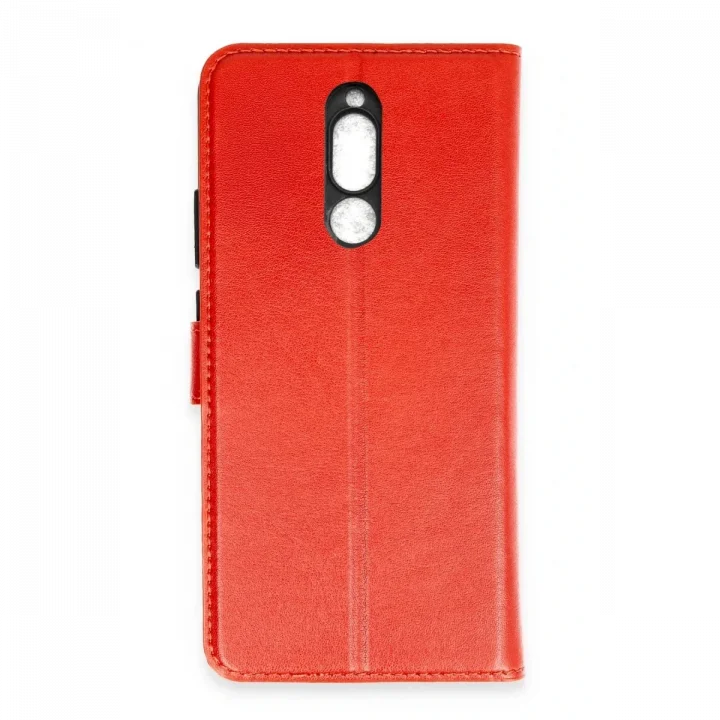Mey İthalat®    Mi 8 Trend S Plus Kapaklı Kılıf - Kırmızı