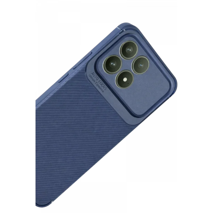 Mey İthalat®   Poco F8 Pro Auto Focus Karbon Kapak - Lacivert