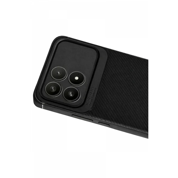 Mey İthalat®   Poco F8 Pro Auto Focus Karbon Kapak - Siyah