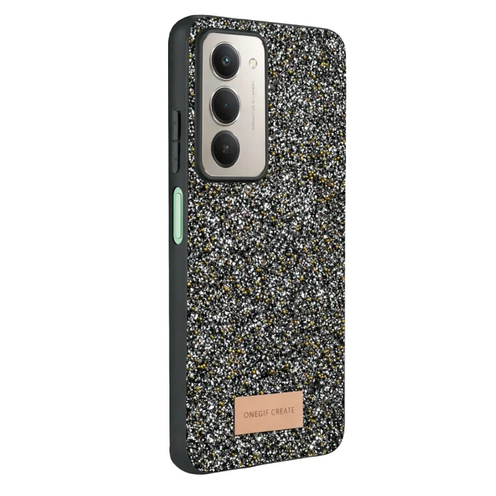 Mey İthalat®  Xiaomi Redmi 15 4G Bright Simli Kapak - Gold