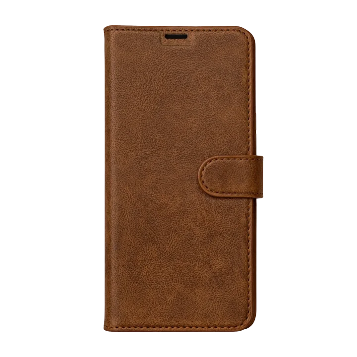 Mey İthalat®  Xiaomi Redmi 15 5G Trend S Plus Kapaklı Kılıf - Taba