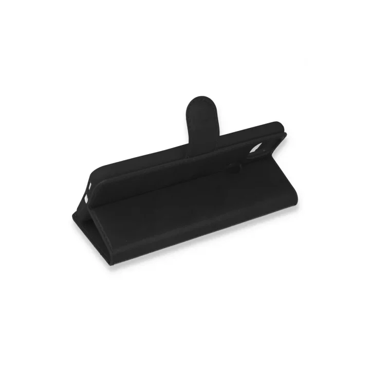 Mey İthalat®  Xiaomi Redmi 9C Kılıf Trend S Plus Kapaklı Kılıf - Siyah