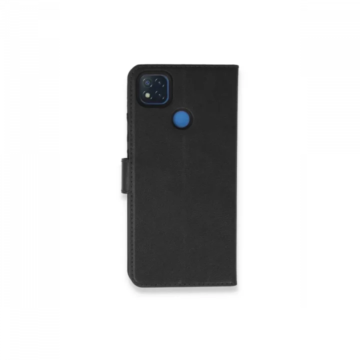 Mey İthalat®  Xiaomi Redmi 9C Kılıf Trend S Plus Kapaklı Kılıf - Siyah