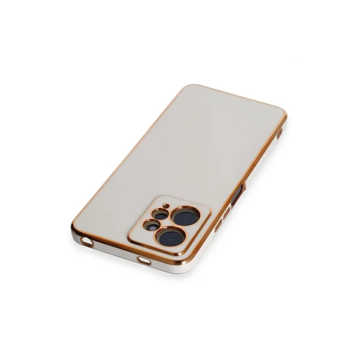 Mey İthalat®   Redmi Note 12 4G Kılıf Volet Silikon - Beyaz