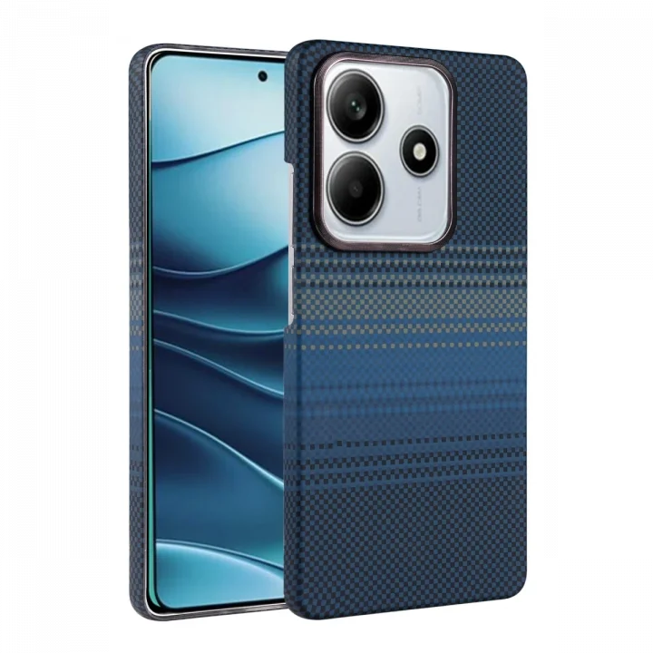 Mey İthalat®  Xiaomi Redmi Note 14 Pro 4G Vega Magsafe Kapak - Mavi