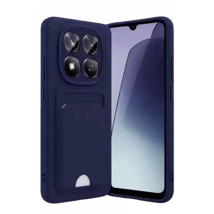 Mey İthalat®  Xiaomi Redmi Note 15 4G Kelvin Kartvizitli Silikon - Lacivert