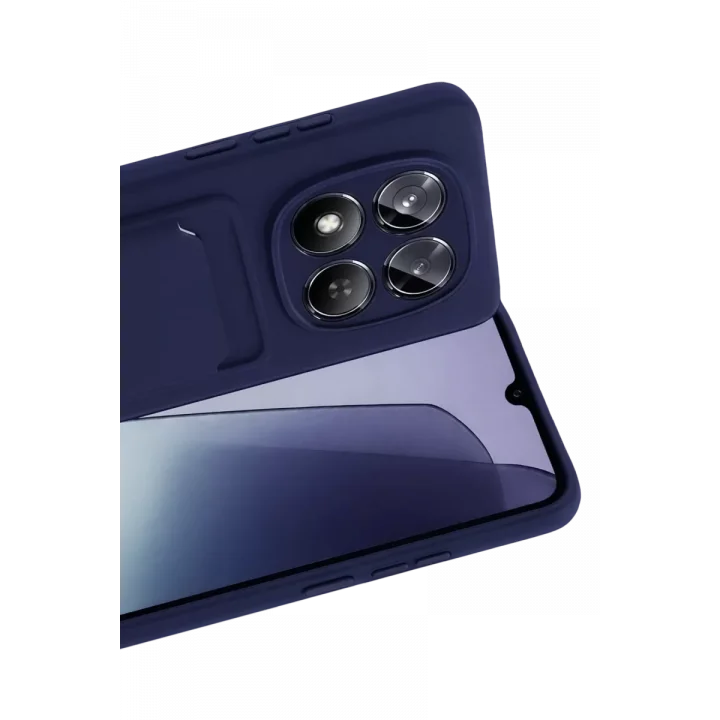 Mey İthalat®  Xiaomi Redmi Note 15 4G Kelvin Kartvizitli Silikon - Lacivert