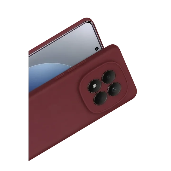 Mey İthalat®  Xiaomi Redmi Note 15 4G Viera Silikon - Bordo