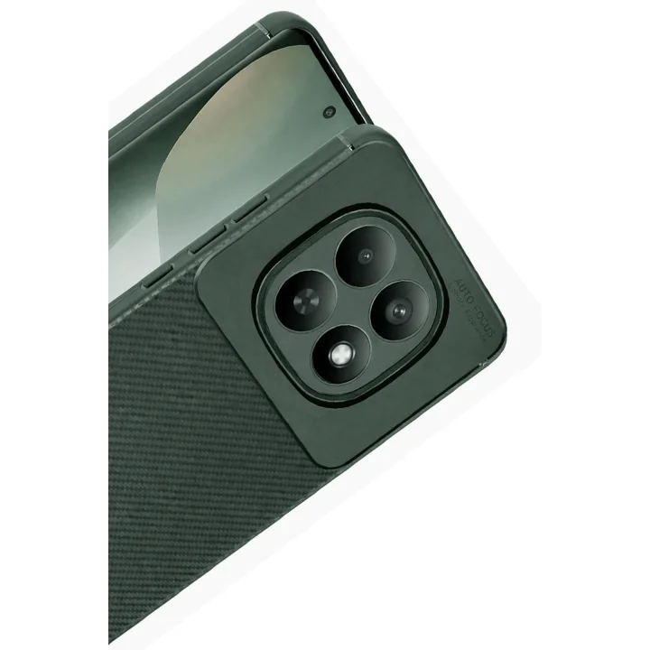 Mey İthalat®  Xiaomi Redmi Note 15 Pro 4G Auto Focus Karbon Kapak - Koyu Yeşil