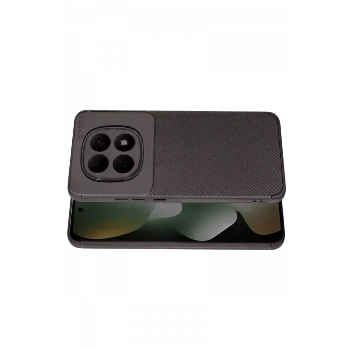 Mey İthalat®   Redmi Note 15 Pro 5G Auto Focus Karbon Kapak - Gri