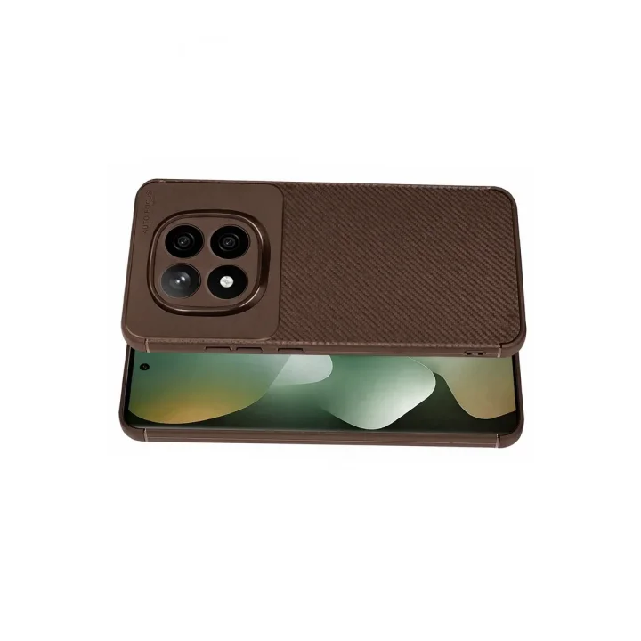 Mey İthalat®   Redmi Note 15 Pro 5G Auto Focus Karbon Kapak - Kahverengi