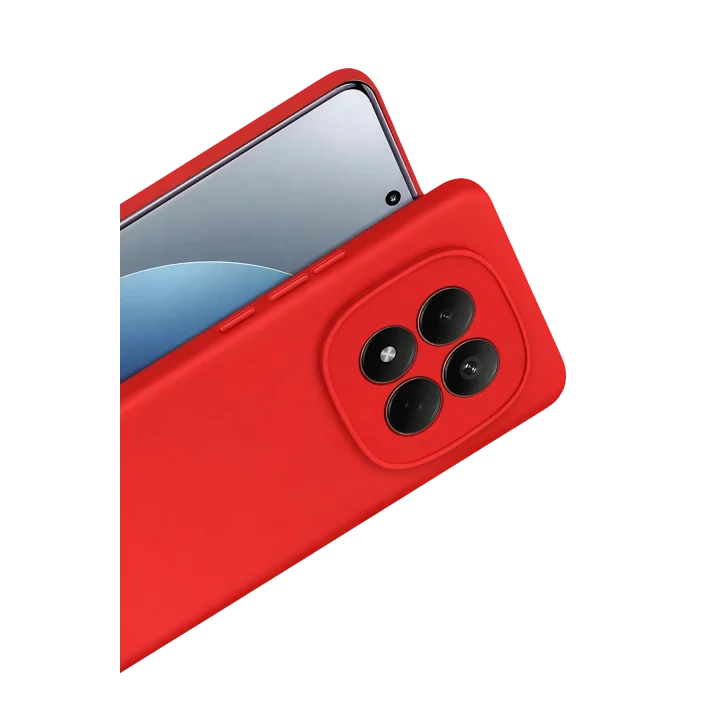 Mey İthalat®  Xiaomi Redmi Note 15 Pro 5G First Silikon - Kırmızı