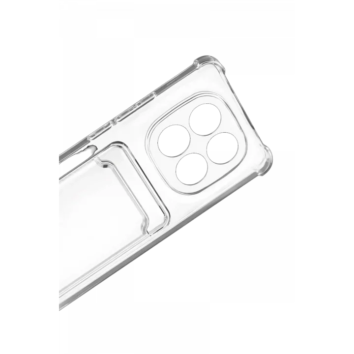 Mey İthalat®   Redmi Note 15 Pro 5G Kart Şeffaf Silikon - Şeffaf