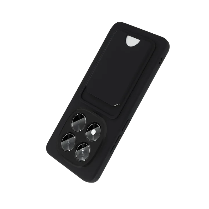 Mey İthalat®  Xiaomi Redmi Note 15 Pro 5G Kelvin Kartvizitli Silikon - Siyah
