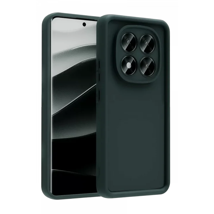 Mey İthalat®  Xiaomi Redmi Note 15 Pro 5G Viera Silikon - Koyu Yeşil