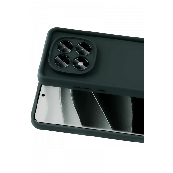 Mey İthalat®  Xiaomi Redmi Note 15 Pro 5G Viera Silikon - Koyu Yeşil