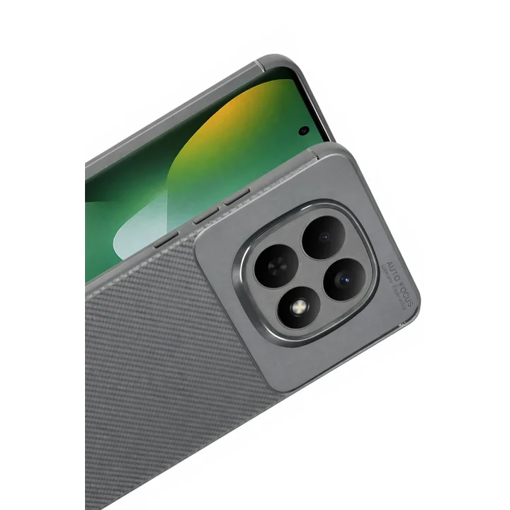 Mey İthalat®  Xiaomi Redmi Note 15 Pro Plus 5G Auto Focus Karbon Kapak - Gri