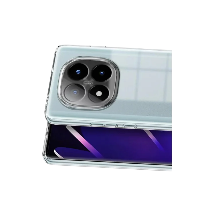 Mey İthalat®  Xiaomi Redmi Note 15 Pro Plus 5G Lüx Şeffaf Silikon - Şeffaf