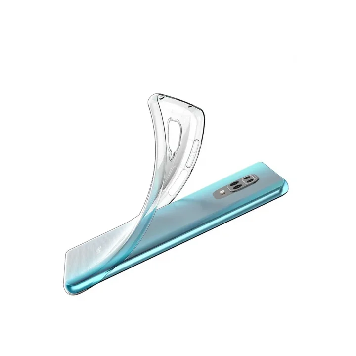 Mey İthalat®   Redmi Note 9 Pro Kılıf Lüx Şeffaf Silikon - Şeffaf