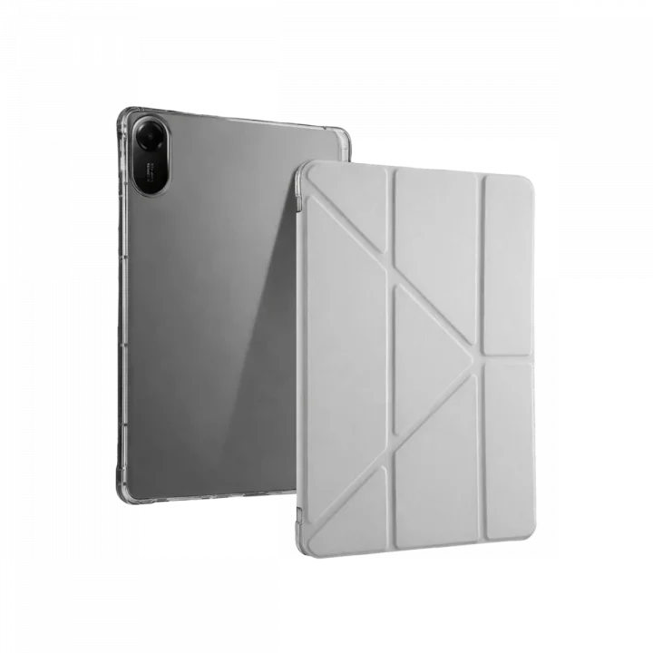 Mey İthalat®  Xiaomi Redmi Pad 2 Kalemlikli Mars Tablet Kılıfı - Gri