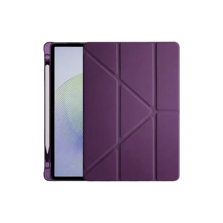 Mey İthalat®  Xiaomi Redmi Pad 2 Kalemlikli Mars Tablet Kılıfı - Mürdüm