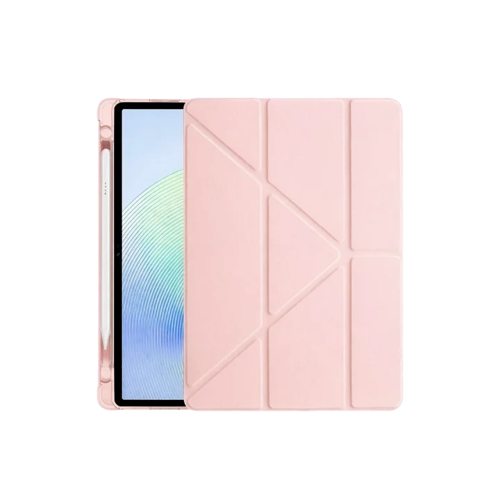 Mey İthalat®  Xiaomi Redmi Pad 2 Kalemlikli Mars Tablet Kılıfı - Rose Gold