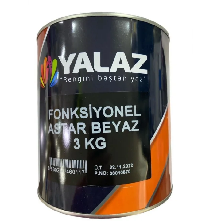 Mey İthalat® Yalaz Fonksiyonel Astar 3 Kg Beyaz