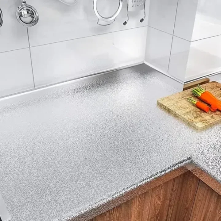 Mey İthalat® Yapışkanlı Mutfak Folyo Gümüş 40 cm x 10 m