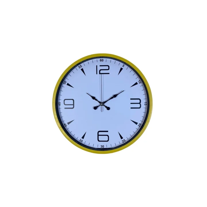 Mey İthalat® Yellow Line 36 Cm Duvar Saati