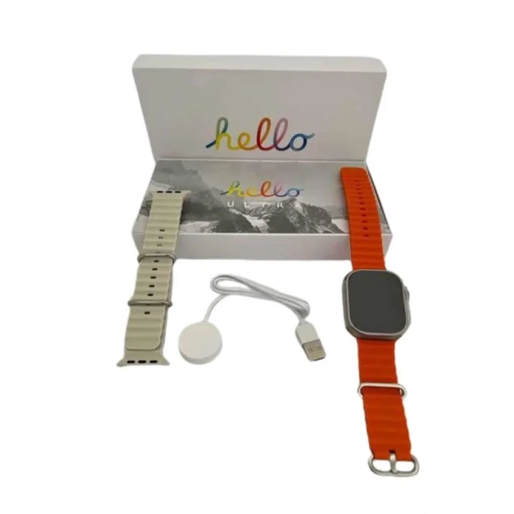 Mey İthalat® Yeni Nesil 3 Kordonlu Kol Saati 49 MM Amoled Ekran Akıllı Saat