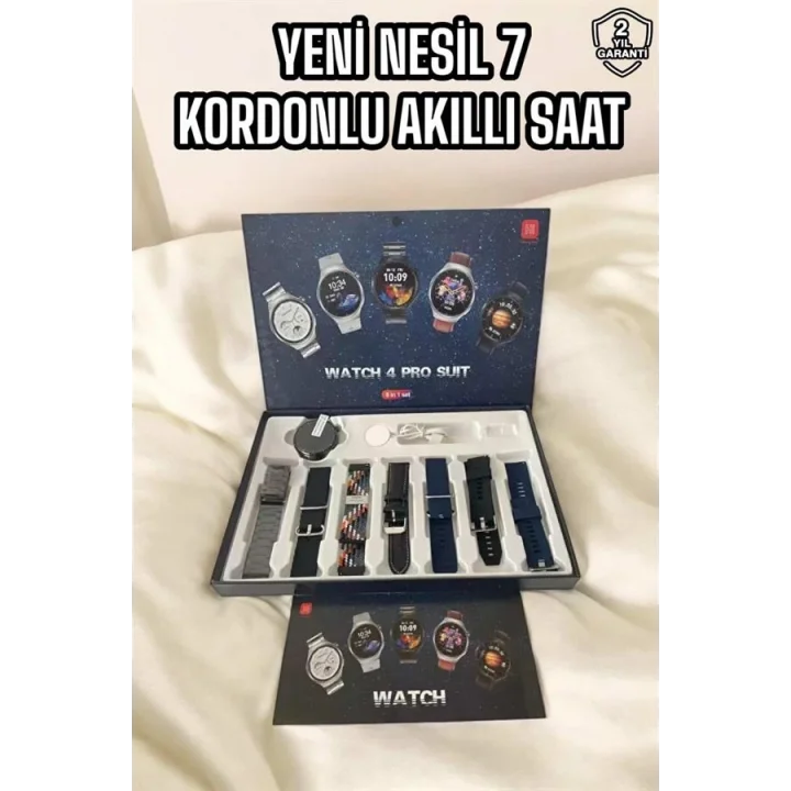 Mey İthalat® Yeni Nesil Akıllı Saat 2024 Model Uyku ve Sağlık Takibi Bluetooth Bağlantılı Yeni Nesil
