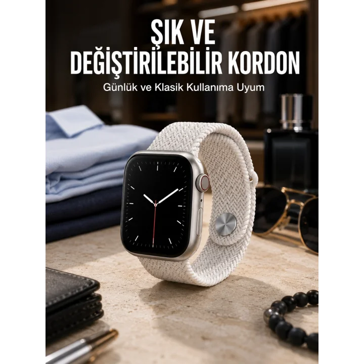 Mey İthalat® Yeni Nesil Akıllı Saat Arama Cevaplama GPS Takibi Adımsayar NFC Özelliği