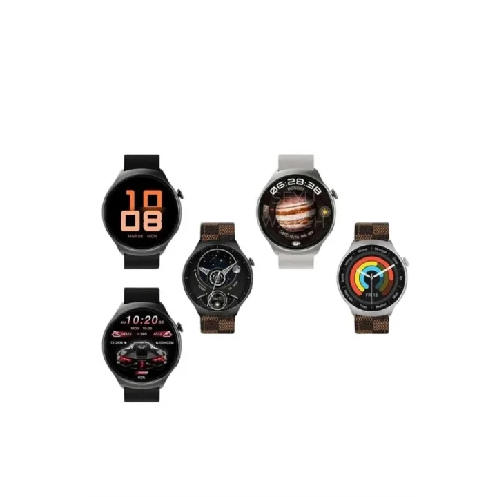 Mey İthalat® Yeni Nesil Akıllı Saat Çağrı Cevaplayabilen Plastik 47 Mm Uyumlu Kordon