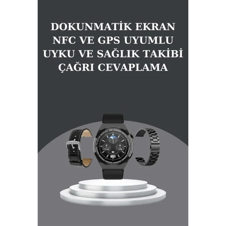Mey İthalat® Yeni Nesil Akıllı Saat Ve Bluetooth Kulaklık Titreşim Bildirimleri Uyku Takibi