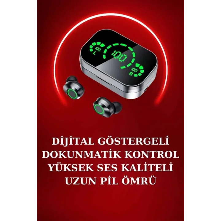 Mey İthalat® Yeni Nesil Akıllı Saat ve Ucuz Kaliteli Bluetooth Kablosuz Kulaklık Amoled Ekran