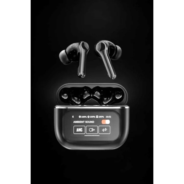 Mey İthalat® Yeni Nesil Bluetooth Kulaklık Ekranlı Yüksek Ses Kaliteli Uzun Şarj Süreli