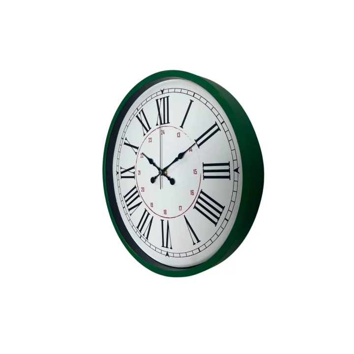 Mey İthalat® Yeşil 36 Cm Modern Şık Duvar Saati