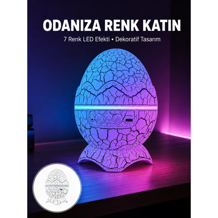 Mey İthalat® Yıldız Gökyüzü Efektli Çok Modlu Gece Işığı Yeni Nesil