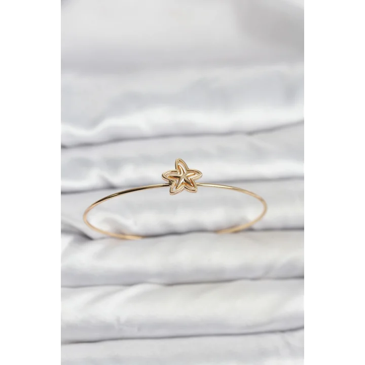 Mey İthalat® Yıldız Model Gold Renk Bileklik