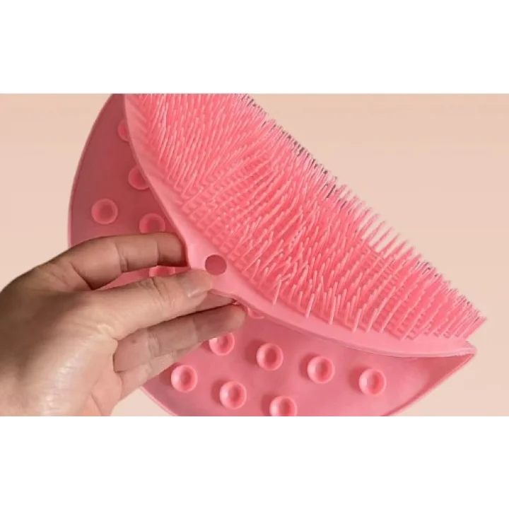 Mey İthalat® Yuvarlak Vantuzlu Banyo Sırt Kese Matı 26 cm